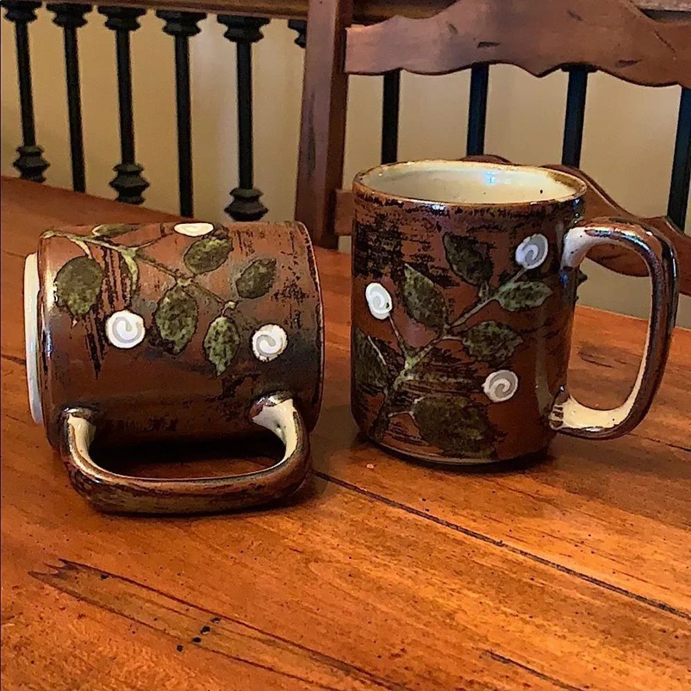 Mid-century mug set